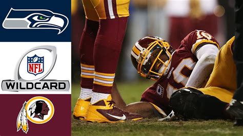 seahawks vs redskins nfc wild card|The End of RGIII .